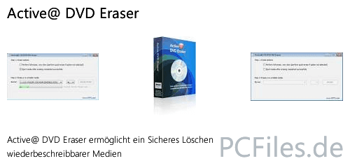 Download und Infos und Anleitung in deutsch zu Active@ DVD Eraser