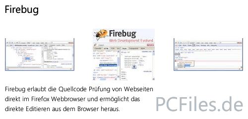 Download und Infos und Anleitung in deutsch zu Firebug