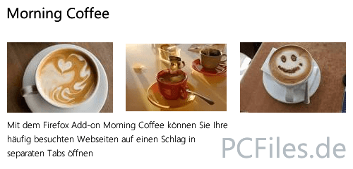 Download und Infos und Anleitung in deutsch zu Morning Coffee