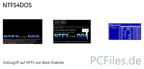 Download und Infos und Anleitung in deutsch zu NTFS4DOS