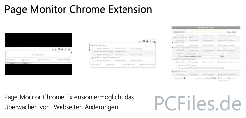 Download und Infos und Anleitung in deutsch zu Page Monitor Chrome Extension