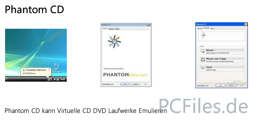 Download und Infos und Anleitung in deutsch zu Phantom CD