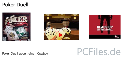 Download und Infos und Anleitung in deutsch zu Poker Duell