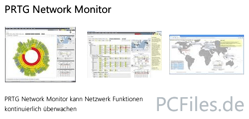 Download und Infos und Anleitung in deutsch zu PRTG Network Monitor