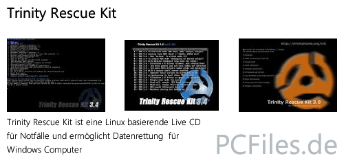 Download und Infos und Anleitung in deutsch zu Trinity Rescue Kit