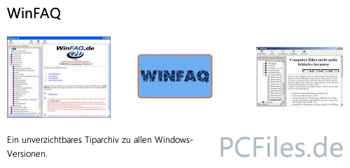 Download und Infos und Anleitung in deutsch zu WinFAQ